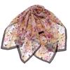 Gran Creer Silk Large Made In by Grancreer Scarf, Square, 88x88cm, Women's, Japan, (A-Floral Pink)