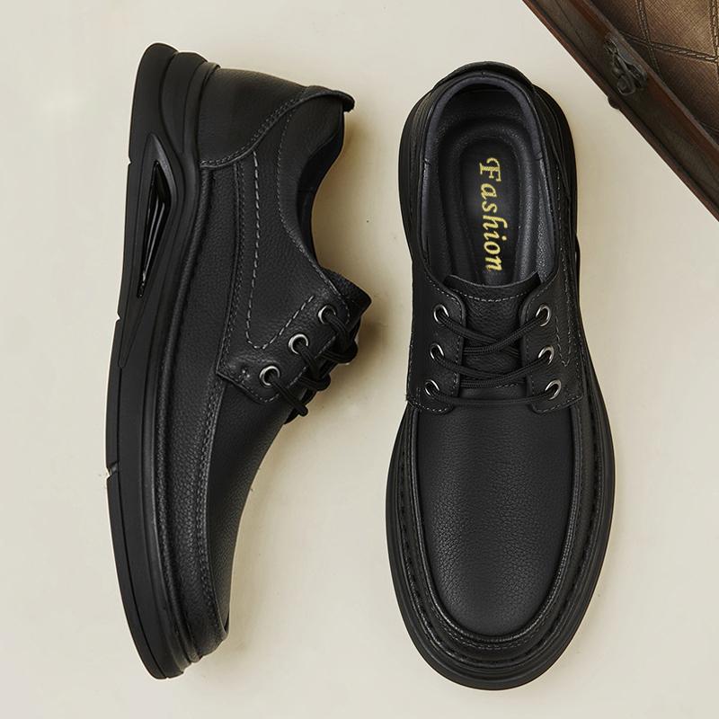 Fashion Luxury Brand Men Comfortable Oxford Shoes Fashionable Casual Leather Shoes Leisure Walk Men Outdoor Derby Shoes Lace Up Sneakers
