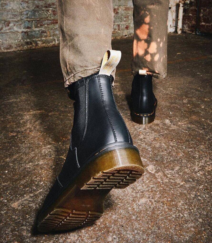 Веганские сапоги-челси Dr. Martens (21456001) черного цвета