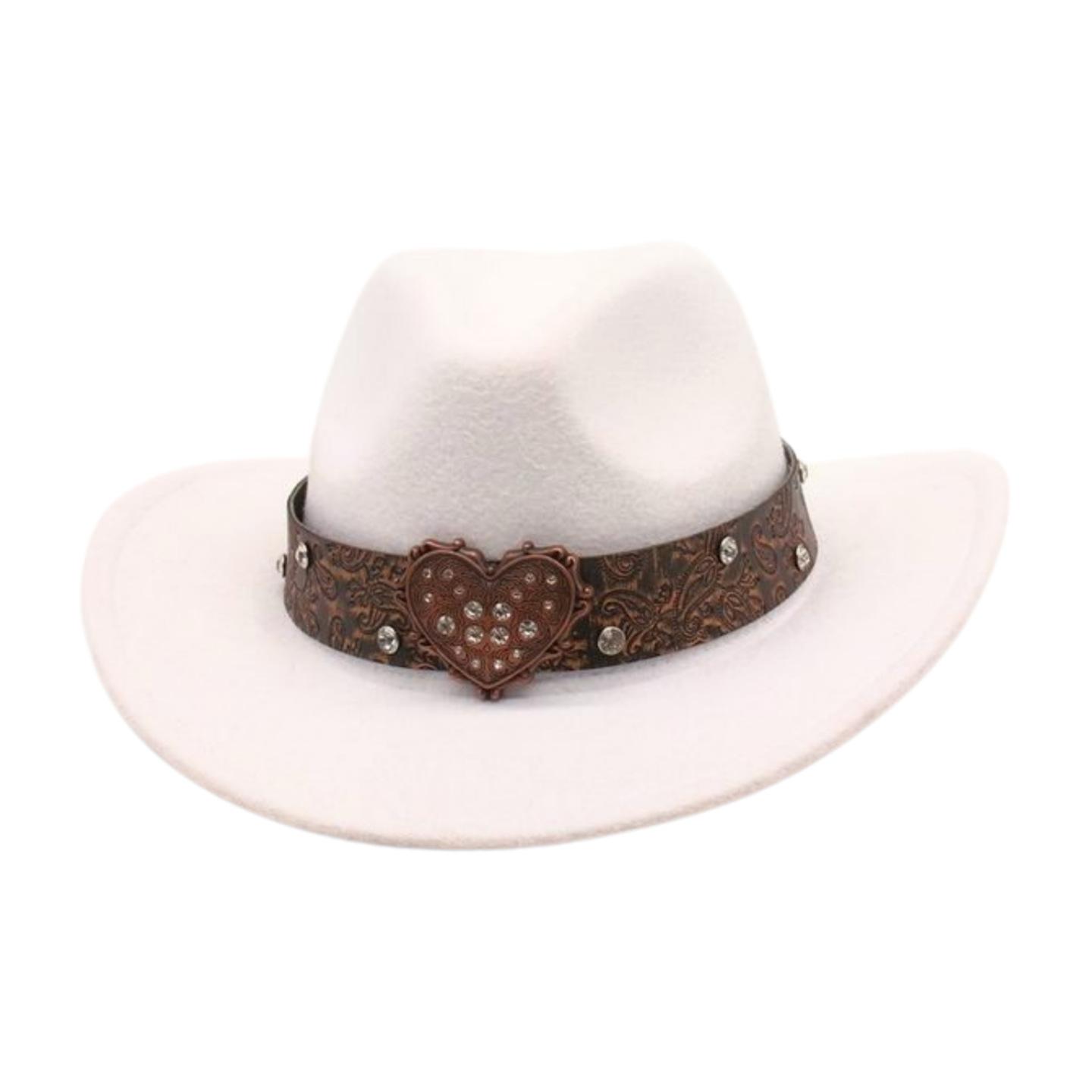 Charm Clothings Women's Red/Burgundy Ethnic Style Tibetan Top Hat Jazz Hat Men And Retro Big Eaves Western Cowboy Hat 56-58Cm