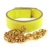 Pristine HERMES Kelly Leather Glove Holder yellow leather Women Used