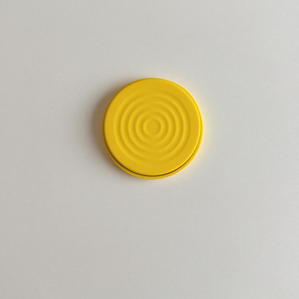 Universeller starker magnetischer Handy-Griffhalter Popping Handy-Buchsen Wasserwellen Rundes Silikon Faltbarer Ständer Halterung