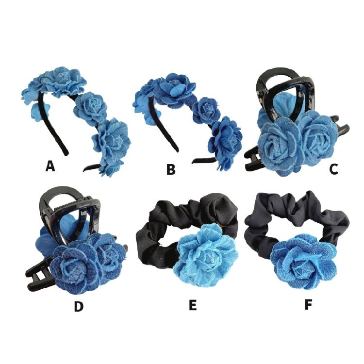 Delicate Camellia Headpiece Elegant Beautiful Headbands Comfortable Hair Hoop Camellia Hair Accessory