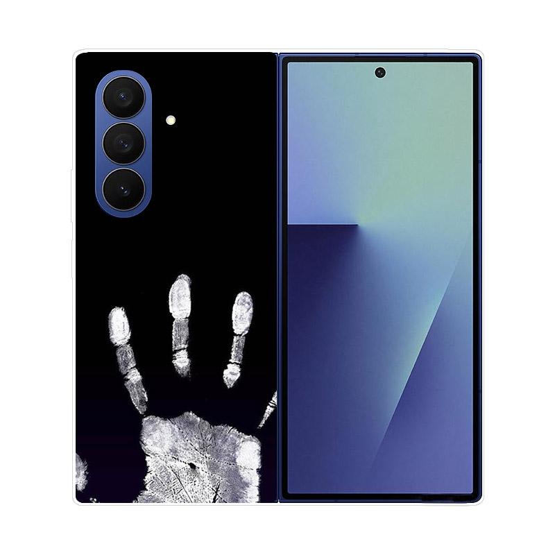 For Samsung Galaxy Z Fold 7 6 5 4 3 2 Case Transparent Protective Back Cover Hard PC Shell For Samsung Z Fold7 Fold6 Fold5 Etui