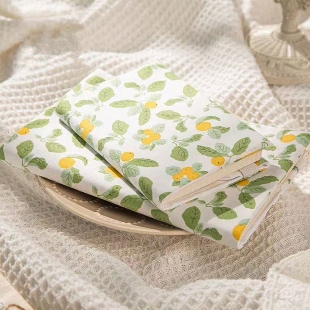 A5 A6 Orange Leaves Notebook Cover Planner Case Cover Protective Shell Journal Cover Guard Office Stationery Supplies