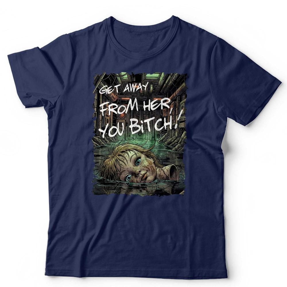 Aliens T Shirt Unisex Sci Fi Horror Xenomorph Newt Ripley Get Away From Her S