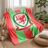 Coperta in Flanella Pile Rugby Galles Coperta Calda e Accogliente per Divano Letto Viaggio Uso in Tutte le Stagioni