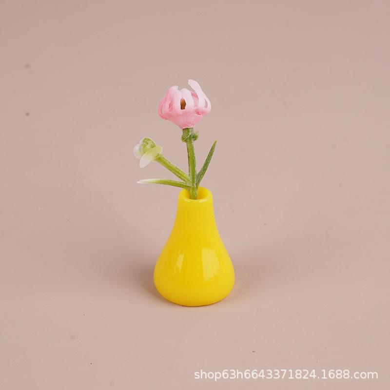 Kreative Retro Mini Vase Bogu Ständer Blumenständer Ausstellungsständer Modell Ornament Puppenhaus Spielhaus Kinderspielzeug