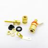 2-10pcs Premium Connector Set for 4mm Banana Plugs, Gold Plated Amplifier Speaker Binding Post Terminals