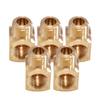Essentials Set Of 5 Brass Plumbing Fittings Brass Pipe Adapters Heavy Duty Pipe Connectors for Secure Pipe Connections
