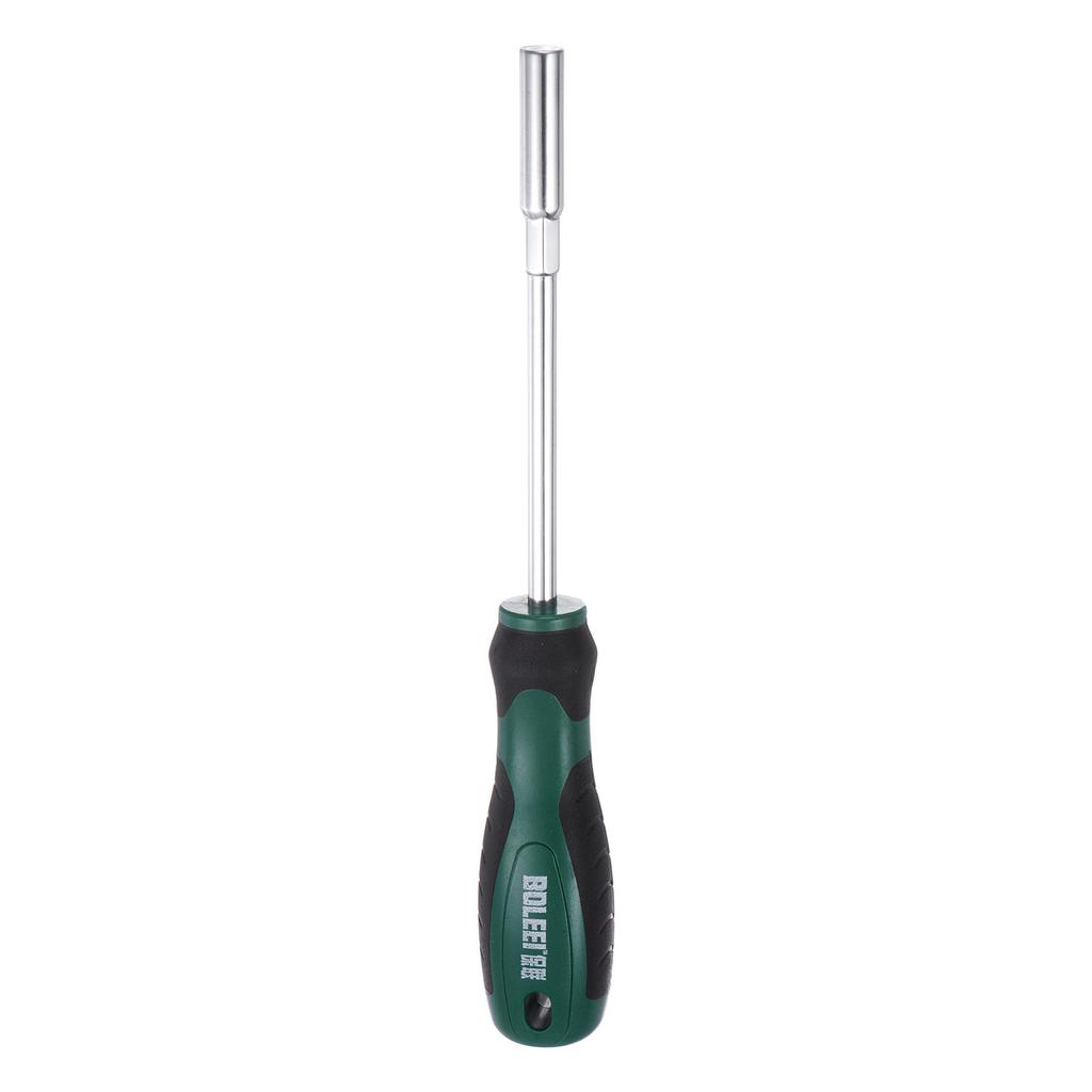 1/2 Pcs Metric Nut Driver CR-V Non-Magnetic Tip Hollow Shafts Hex Socket Screwdriver with Non-Slip Handle for Automobile Repair
