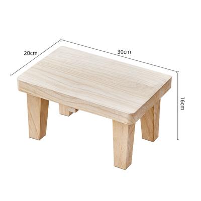 1Pc Solid Wood Small Stool Household Bench Living Room Chair Shoe Changing