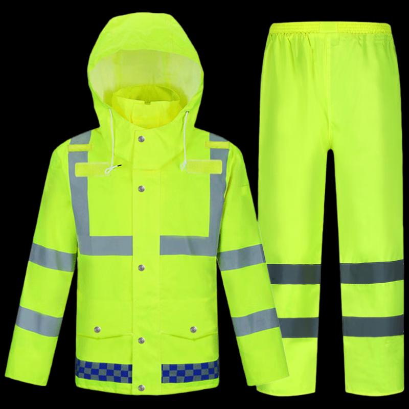 Wesan High-Visibility Split Rain Suit