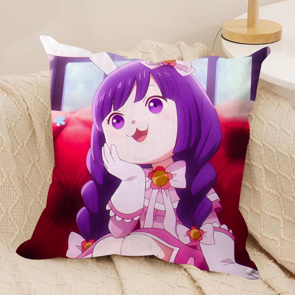 Kwaii AAkane KKinoshita Cushion Cover Soft Plush Fabric DoubleSided Printed Sofa Cushion Cover for All Seasons Home DecorGift