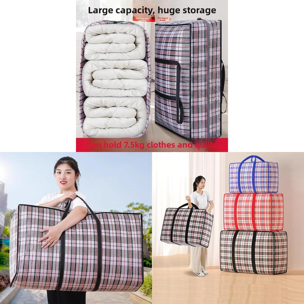 Moving Storage Bag With Waterproof Fabric Large Capacity For Household And Travel Use