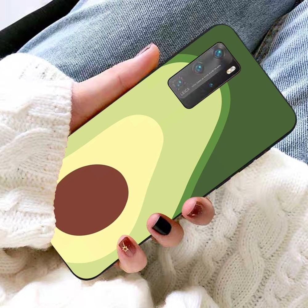 Cartoon Avocado Cute Phone Case For Huawei P 8 9 10 20 30 40 50 Pro Lite Psmart Honor 10 Lite 70 Mate 20lite