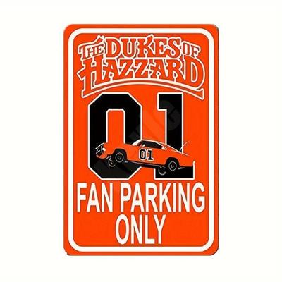 Vintage Aluminum Parking Sign 8x12 Inch Waterproof PreDrilled Holes Indoor Outdoor Use