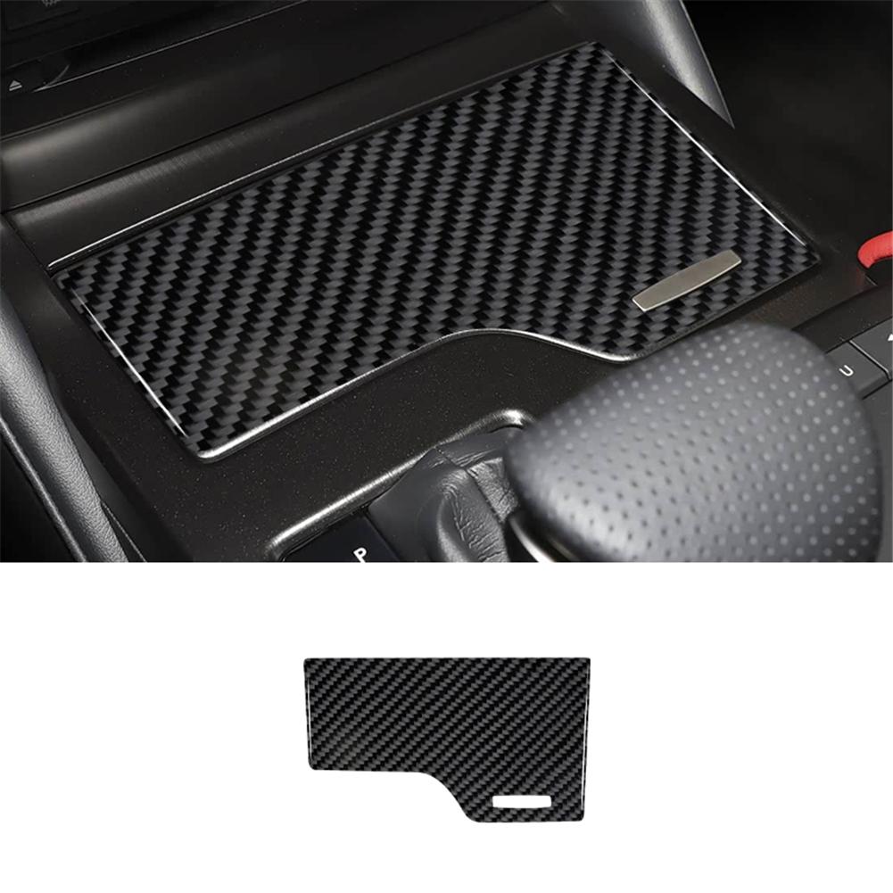 For Lexus ES 2018-2025 Interior Accessories Carbon Fiber Car Gear Shift Panel Trim Cover Frame Decoration Stickers