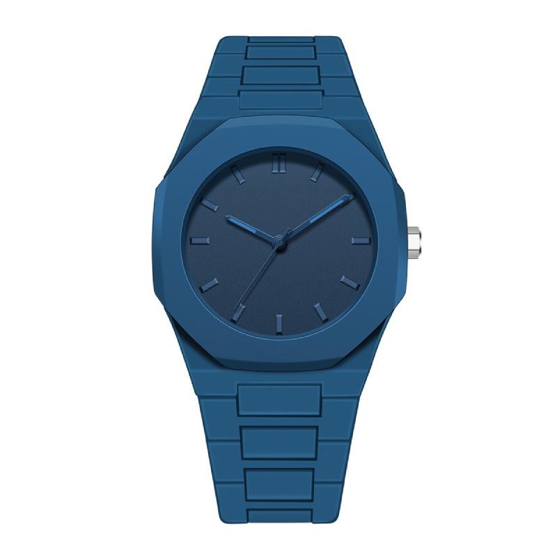 Men S Quartz Watch Waterproof Roman Numeral South East Asia Middle East Plastic Watch Men S Premium Sense королевский синий