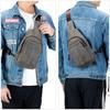 Genuine Leather Crossbody Bag Men's Front Shoulder Bag Made of Cowhide
