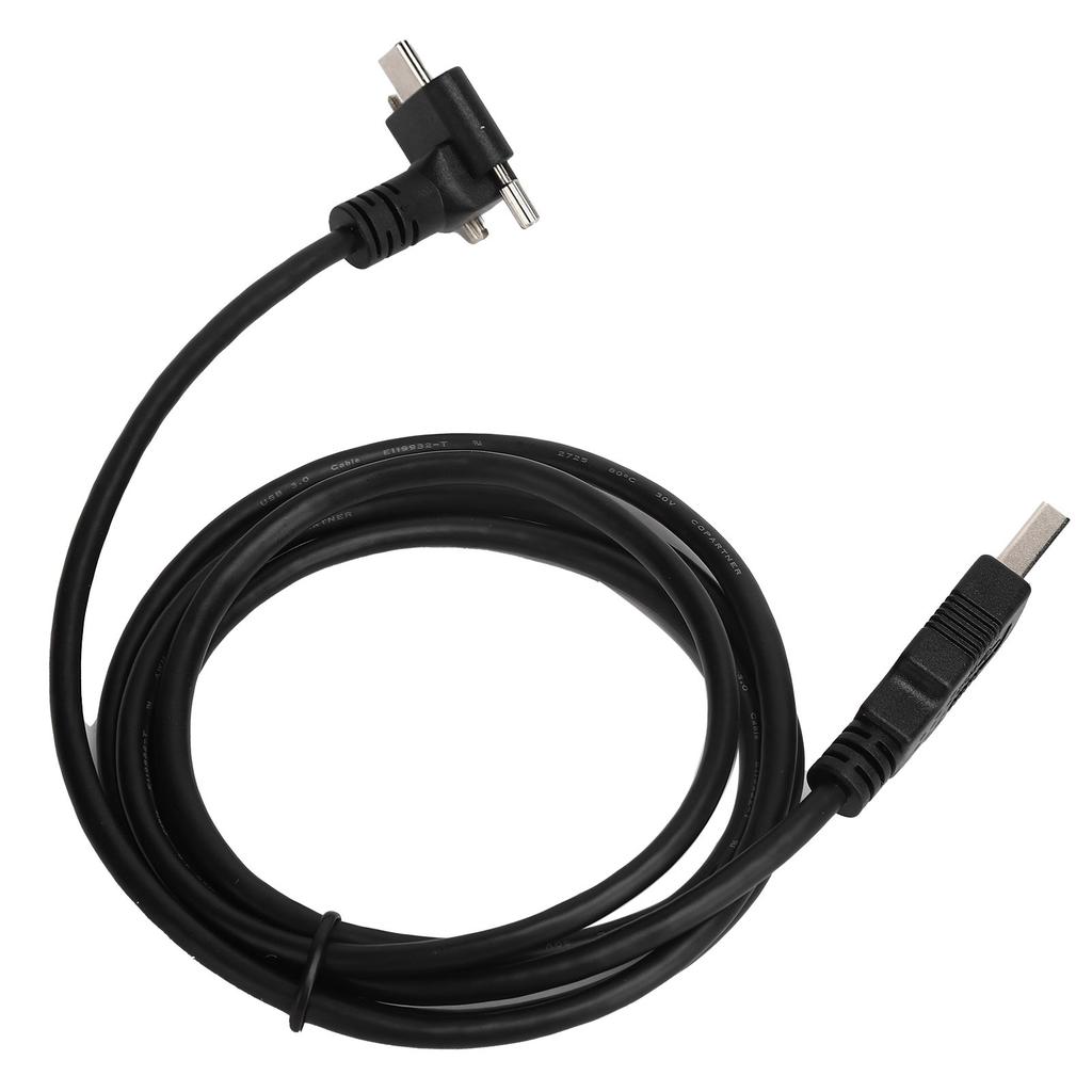 USB 3.1 TypeC to USB 3.0 Data Cable 90 Degree Lock Screw Connection Cable Adapter Conversion Cord 120cm