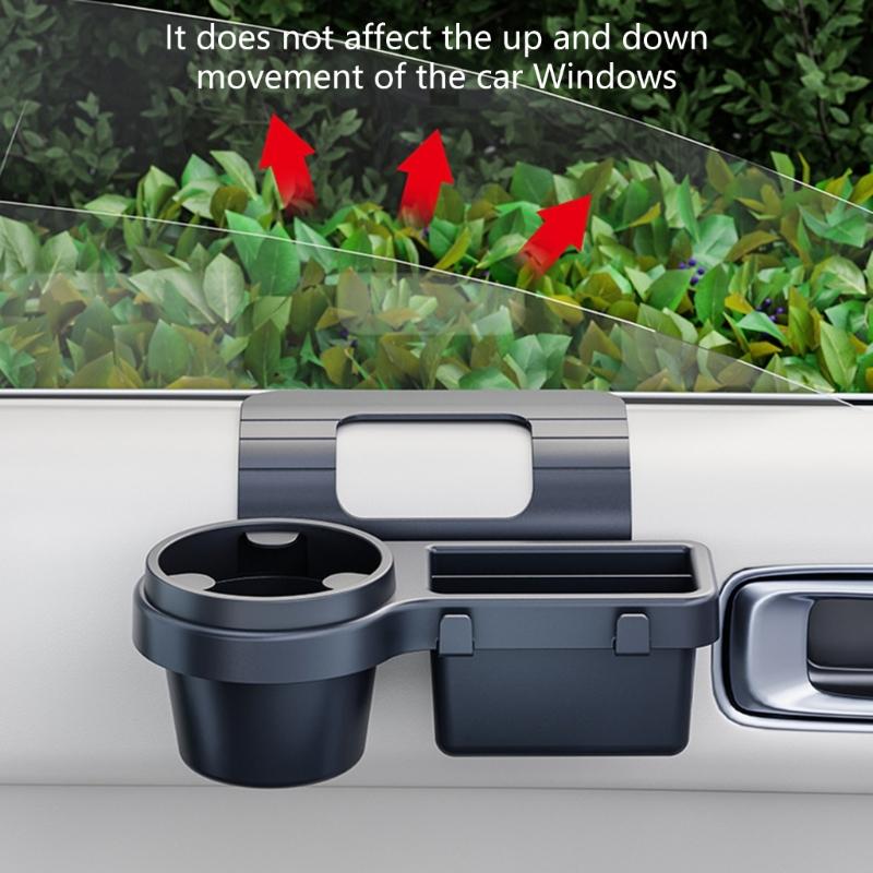 Multipurpose Car Door Storage Box Hanging Holders Waterproof Designs Seat Side Window Organizers for Phones Cups Key