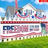 250th Anniversary Banner 6.5x1.5ft 250 Years of Freedom American Patriotic Decoration