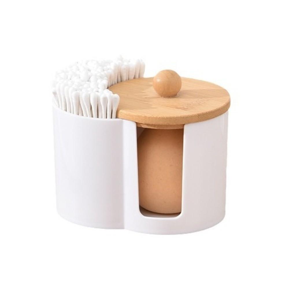 Clear Cotton Balls Organizer Transparent Storage Container New Cotton Swab Box