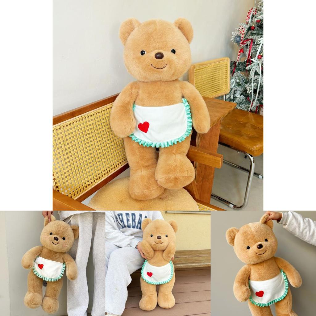 Cute Butter Bear Plush Toy Stuffed Doll Birthday Gift Soft Doll Kids Girls Lovely Gift 50cm 70cm 90cm