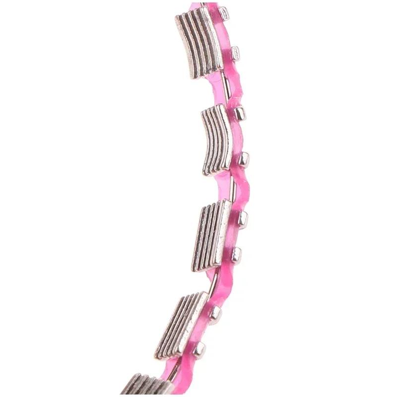 1 Paar Modische Bunte Temporäre Zahnspangen Deko - Metalldrähte Ligaturdrähte Kieferorthopädischer Zahnschmuck   Hohe Qualität
