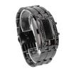 LED Watch Unique Binary Time Mode Display Convex Arc Structure Waterproof LED Wrist Watch
