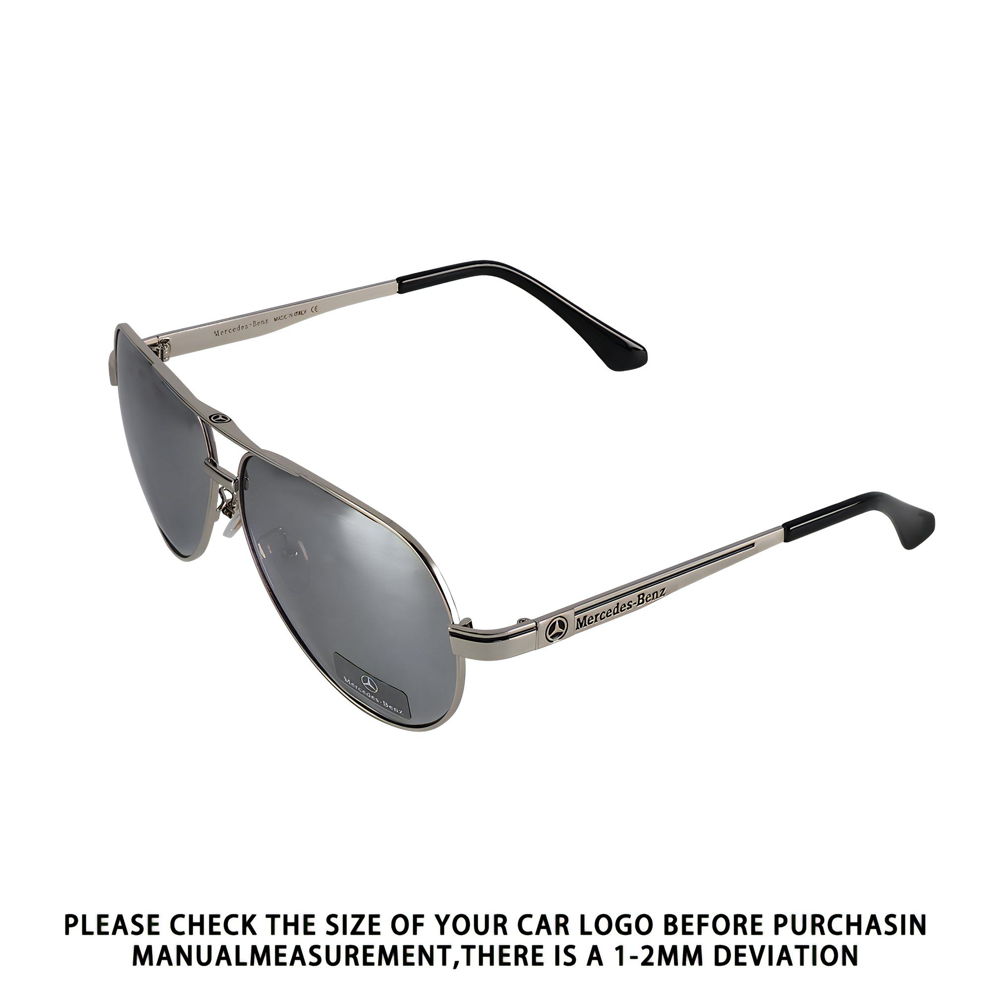 

Car Sticker Car Logo Sunglasses Driving Glasses Polarized Sun Protection for Mercedes Benz W177 CLS GLA GLC GLC GLK GLS SLK W204