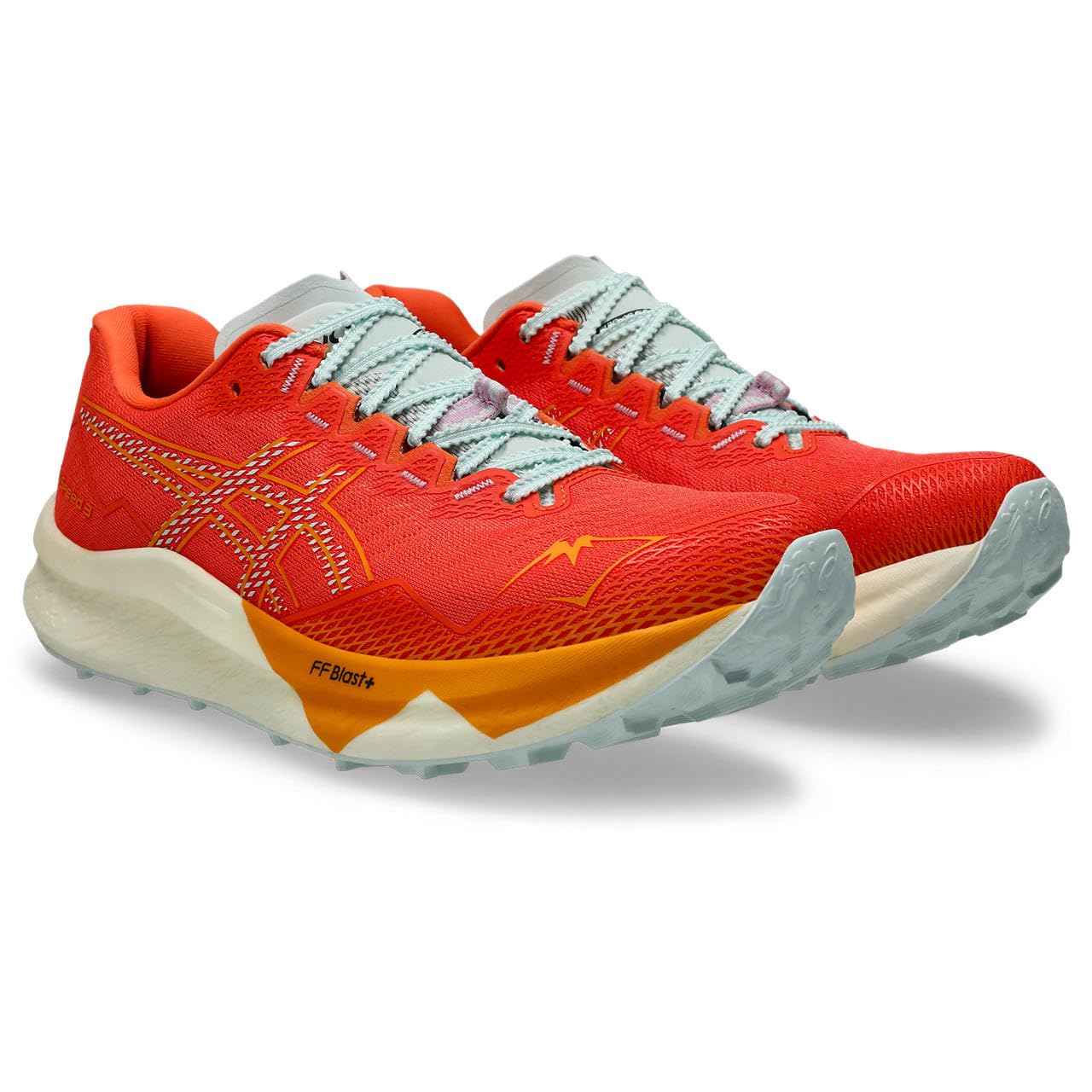 

Беговые кроссовки FUJISPEED 3 1011B888 800 см 2E [Asics] Мужские (Новый оранжевый/чистая аква) 26,0
