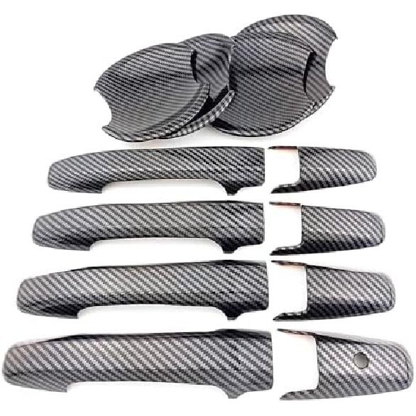 Compatible for Honda Civic 2006 2007 2008 2009 2010 2011 Exterior Door Handle Cover and Door Bowl Covers Scratch Protector Decor (Chrome Color)