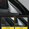 Car Front Inner Door Window A Pillar Triangle Cover Trim For Mazda CX5 CX-5 KF 2017- 2024 Carbon Fiber Interior Accessories