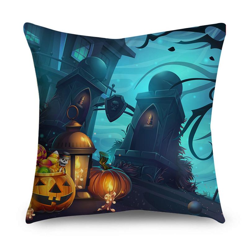 Halloween Easter Print Pattern Cushion Cover Home Living Room Sofa Decoration Cushion Cover Pillow Cover
