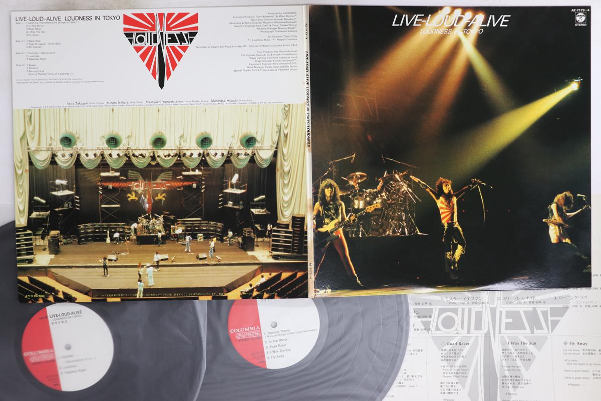 

LP Record LOUDNESS - Live-loud-alive (Loudness In Tokyo) AZ71734 COLUMBIA 1983 Japan Metal Used