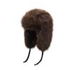 New winter silver silk plush hat thickened thermal hat cold-proof fluffy hat autumn and winter imitation fox hair showing small face hat
