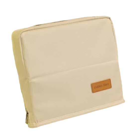 Multi-purpose Standing Makeup Bag Waterproof Oxford Cloth Makeup Organizer with Compartments Large Capacity Vertical Stationery Organizer