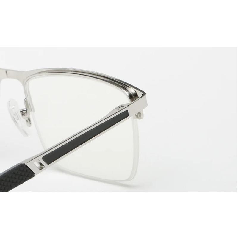 Очки для чтения Деловые линзы для чтения с металлическим каркасом Оптические очки — фото 6