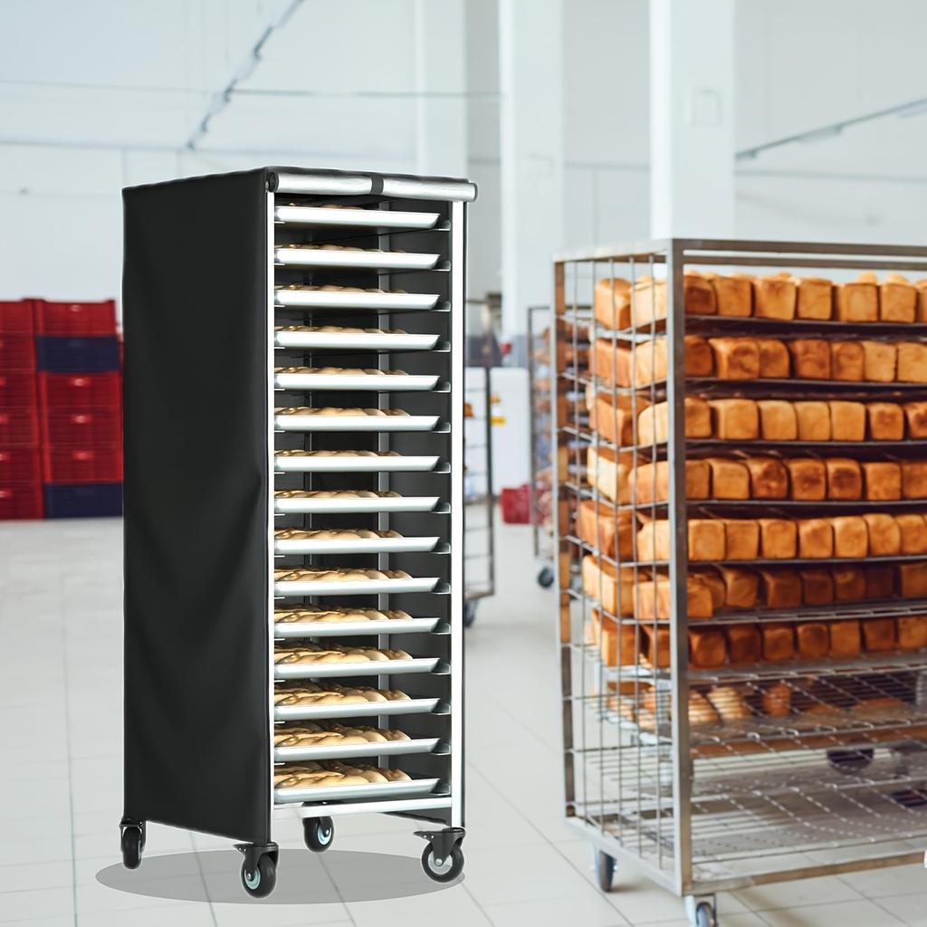 Kommerzielles Brotbackblech-Regalabdeckung, Passend für mehrstöckige Regale, Staubdichter Langlebiger Schutz (Nur Abdeckung)