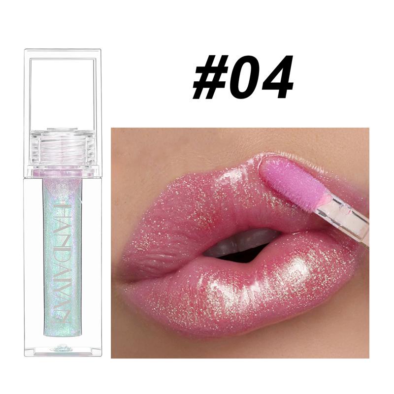 

Теплый жемчужный блеск для губ с маслом для губ с мелкими блестками Прозрачный блеск для губ с длительным эффектом Увлажняющий антипригарный блеск для губ Cup Toot 04#