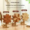 Heat Insulation Pad - Dynamic Windmill Solid Wood Anti-Scald Pot Mat & Table Coaster