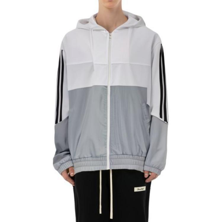 Adidas Jackets Men's White Hooded Moderate Other HN2423