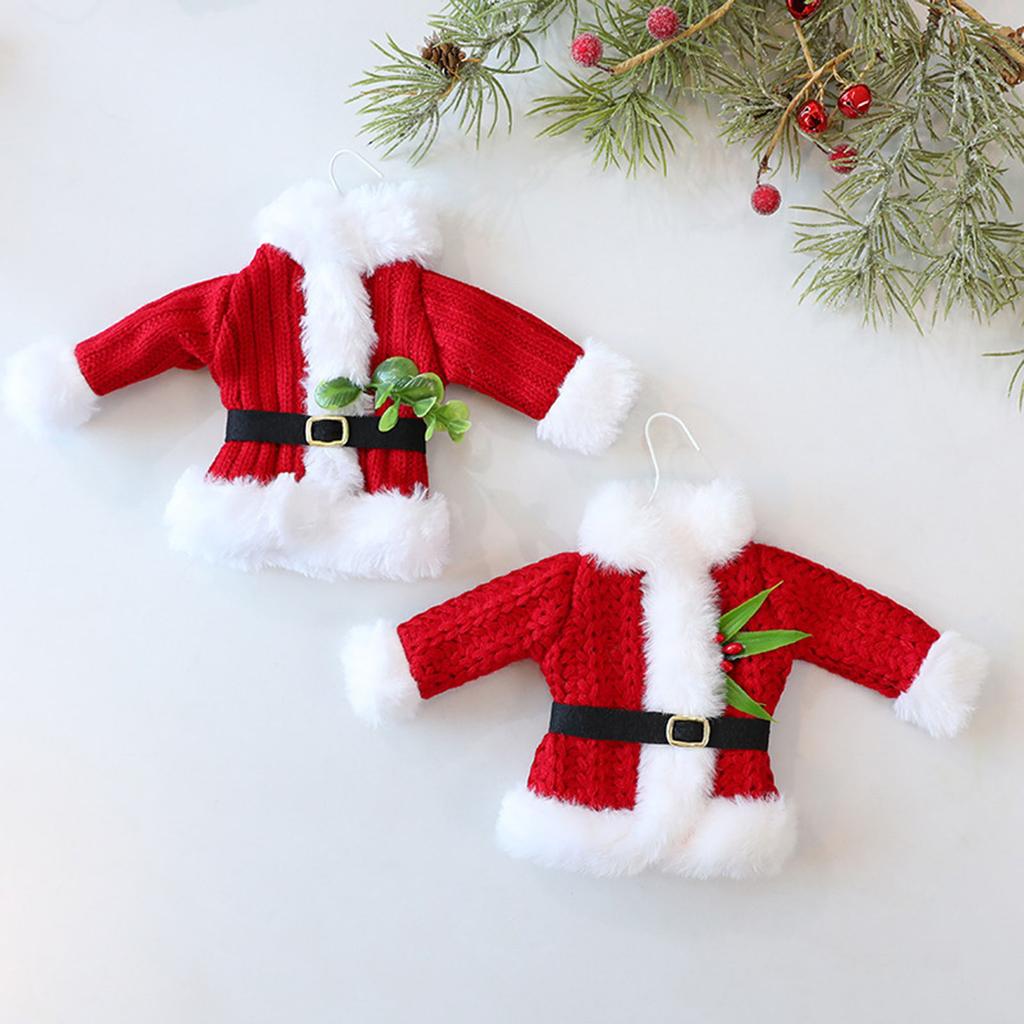 Knitted Clothes Ornaments Christmas Home Christmas Tree Decoration Props