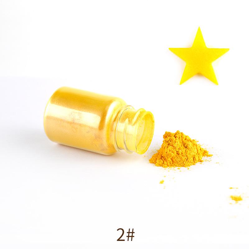 Mermaid Ji Iridescent Mica Powder: DIY Crystal Clay, Pearlescent Epoxy Resin, Glitter Pigment.