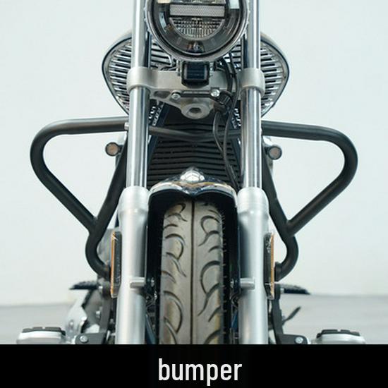 Zongshen Yomi YOMI Crash Bar Bumper, Retro Leather Side Bag, and Folding Backrest for ZS125-5A Motorcycle Accessories