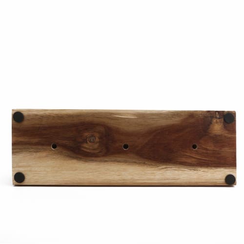 Magnetic Knife Block Holder, Strong Magnetic Wooden Knife Holder, Magnetic Knife Holder, Metal Rack, Storage Rack, Wooden Knife Holder, Knife Rack, Re