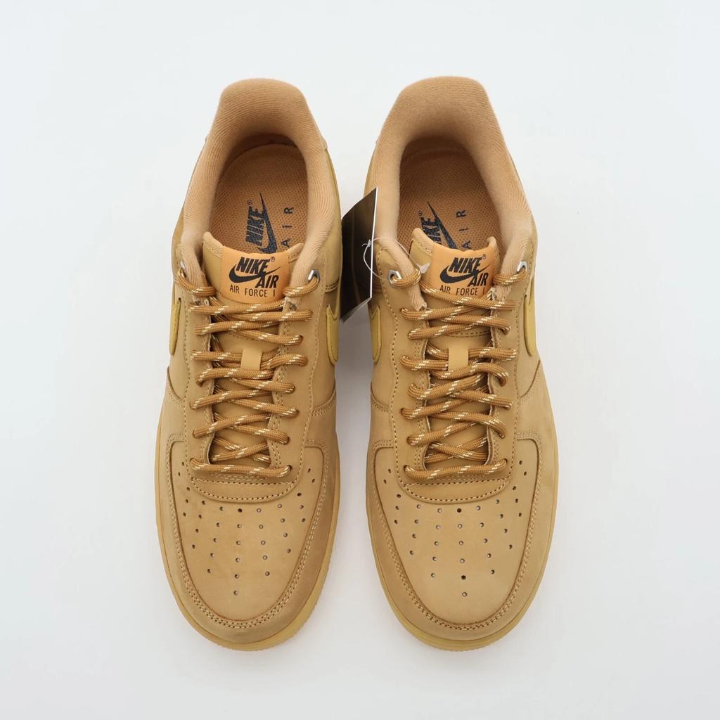 CJ9179-200 Nike Air Force 1 Low Flax Wheat Gum Light Brown Black (Men's)
