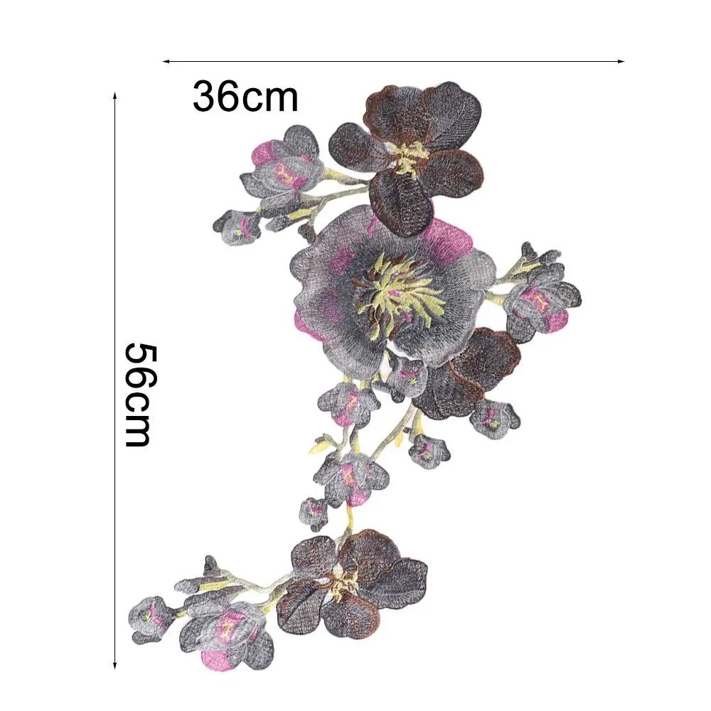 Craft Wedding Trim Embroidered Collar Clothes Patch Flower Neckline Dress Applique